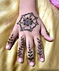 Butterfly Mehndi Design for kids