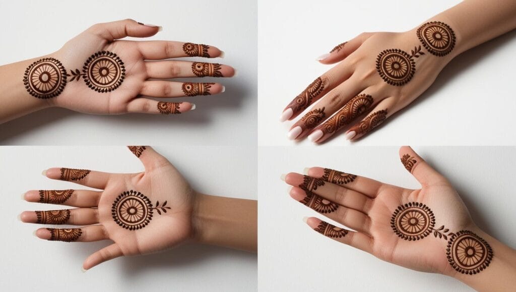 minimal henna design- a modern take on mehndi designs