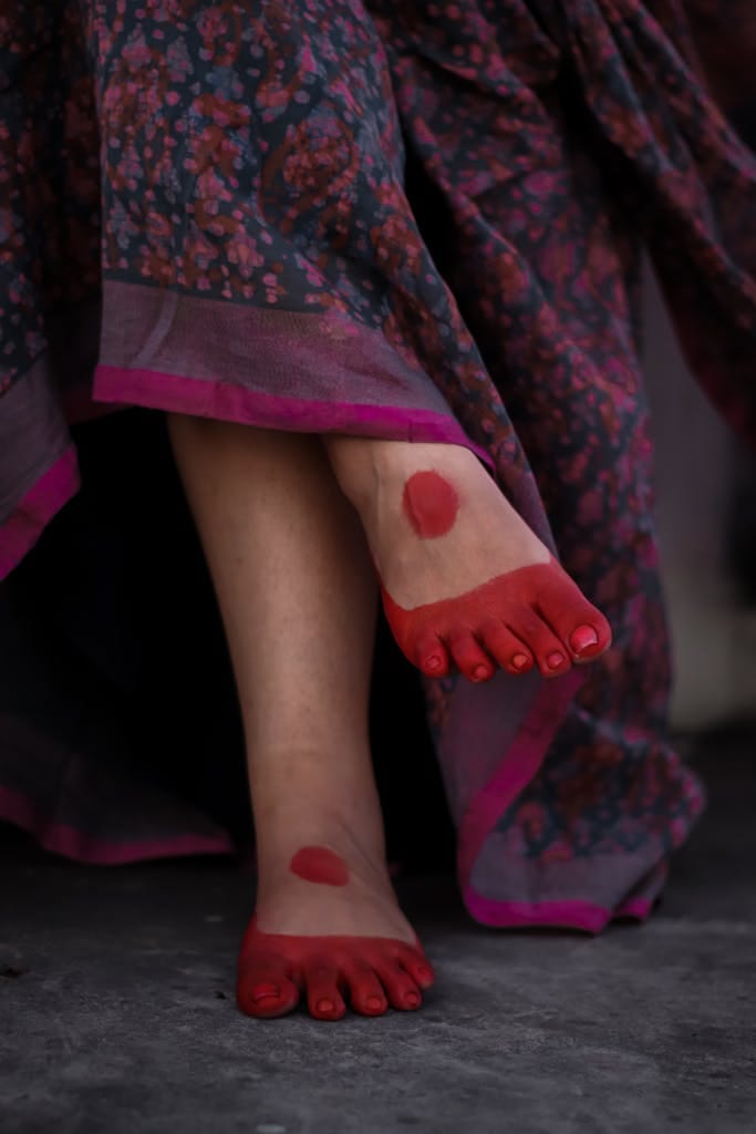 foot mehndi design simple and easy photo
